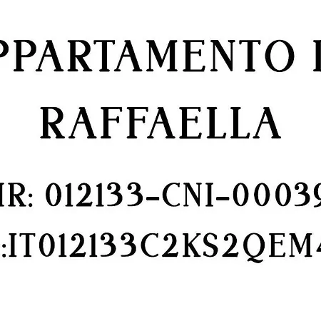 Appartement Da Raffaella Cir O12133 Cni Ooo39 *